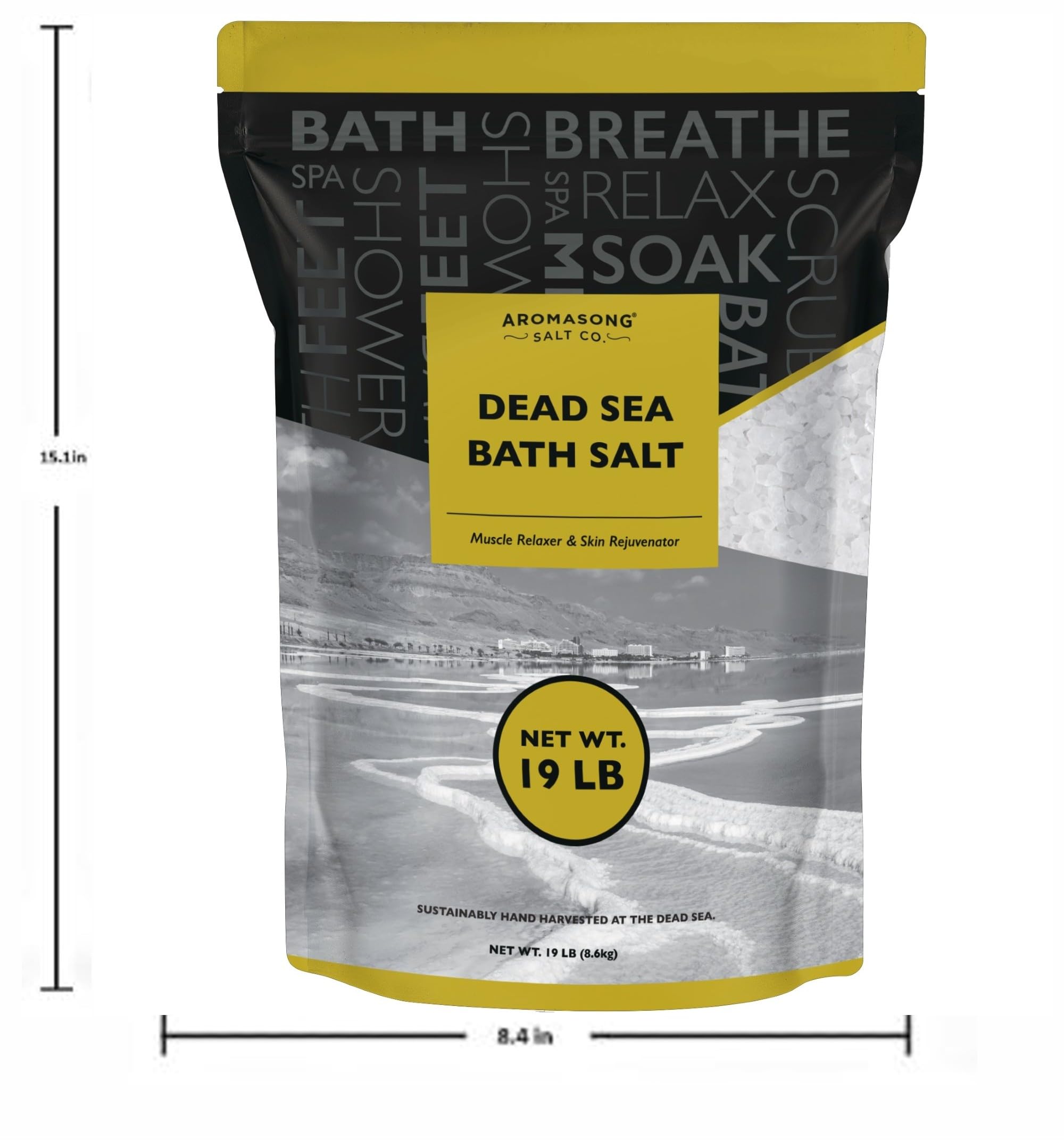 Aromasong Dead Sea Salt is family-friendly for skin care routines across ages.