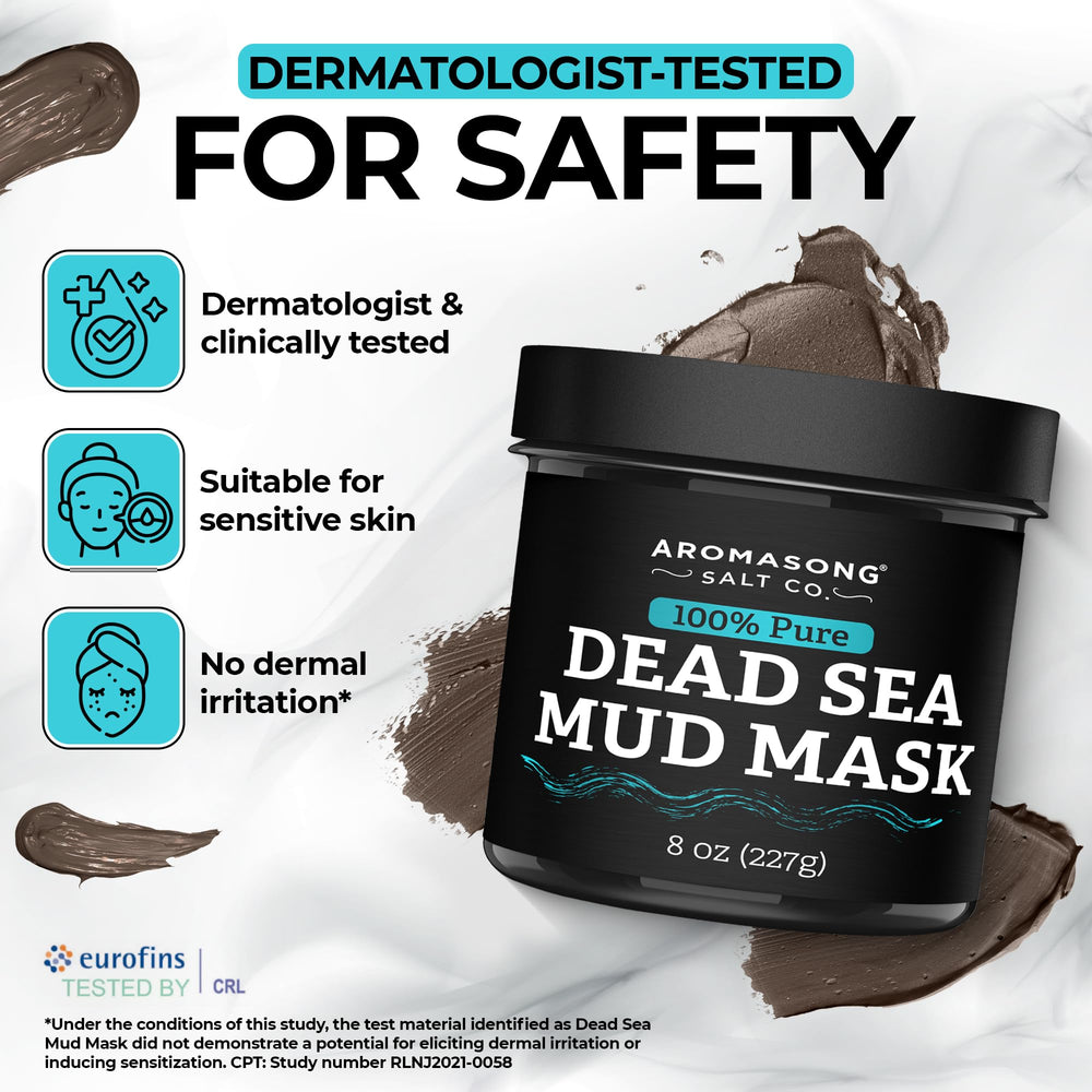 Aromasong face close-up showing tightened pores after mask