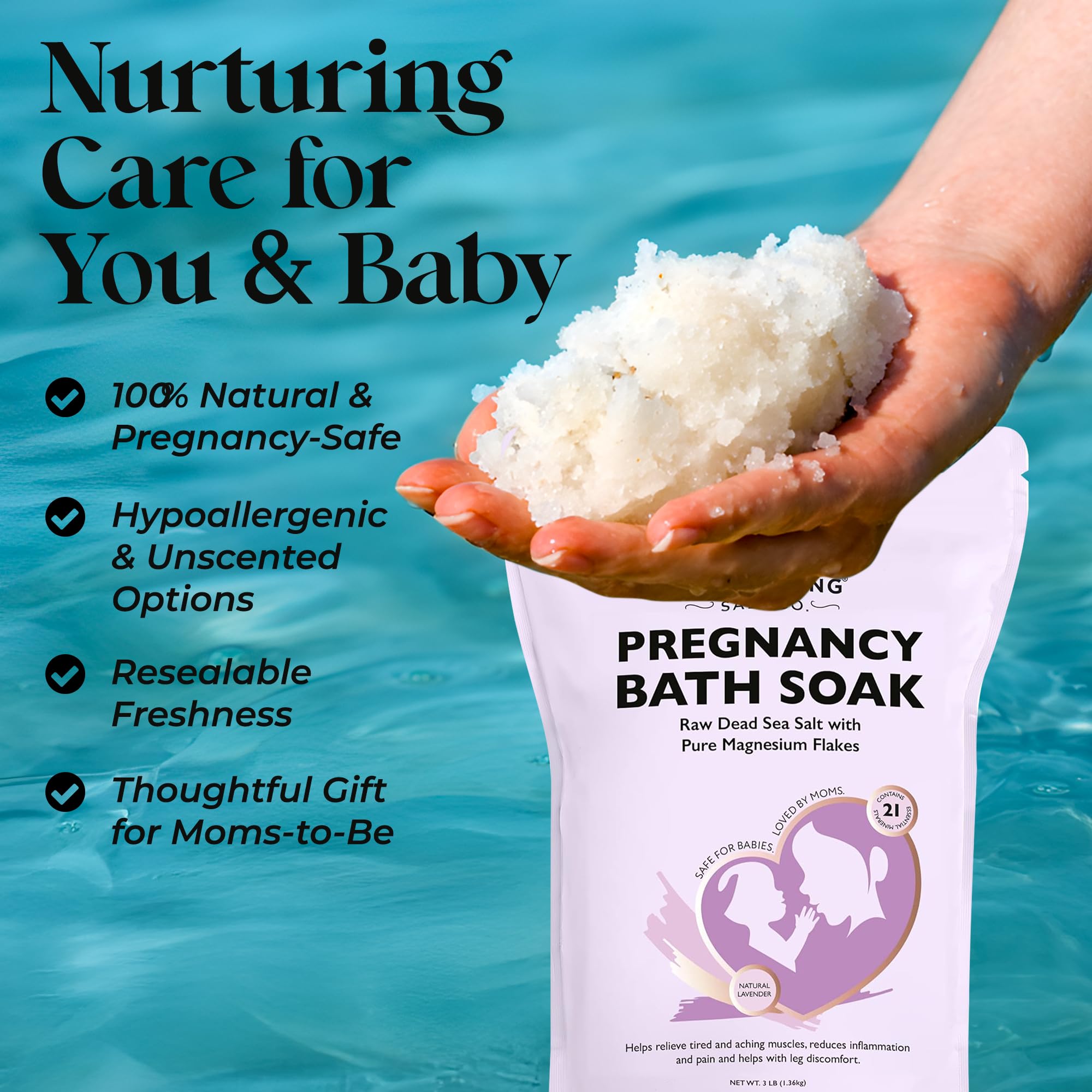 Aromasong pour into tub demonstrating easy use in bath