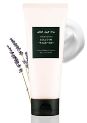 AROMATICA replenishing leave-in conditioner bottle for daily curl care and heat protection