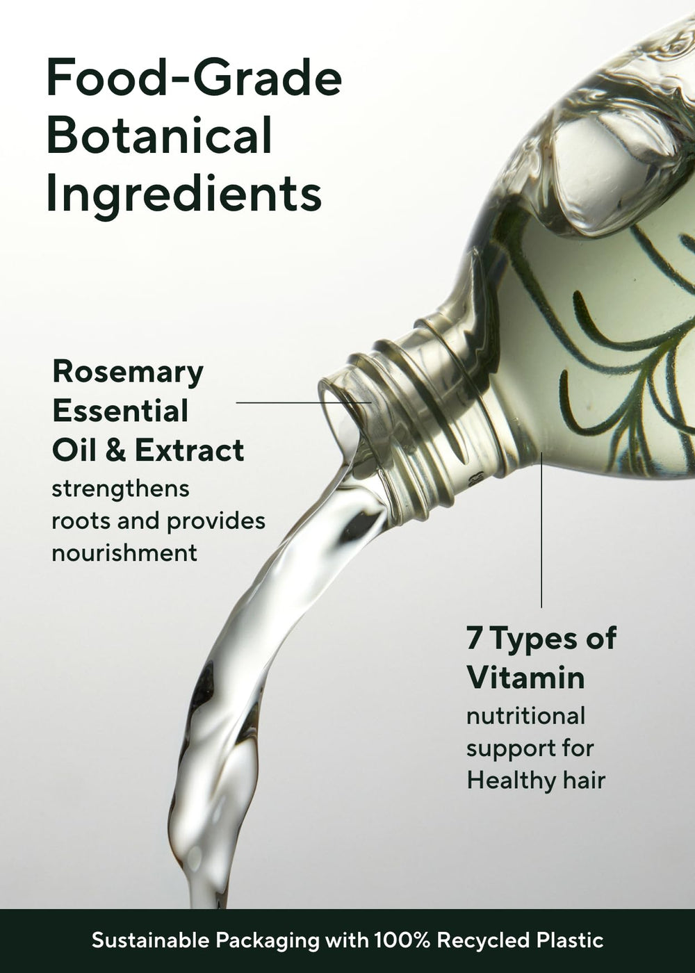 AROMATICA Rosemary oil application illustrates targeted scalp care balancing buildup and oil for healthier-looking roots.