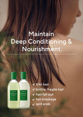 Closeup of Rosemary Shampoo foam from AROMATICA showing rich lather