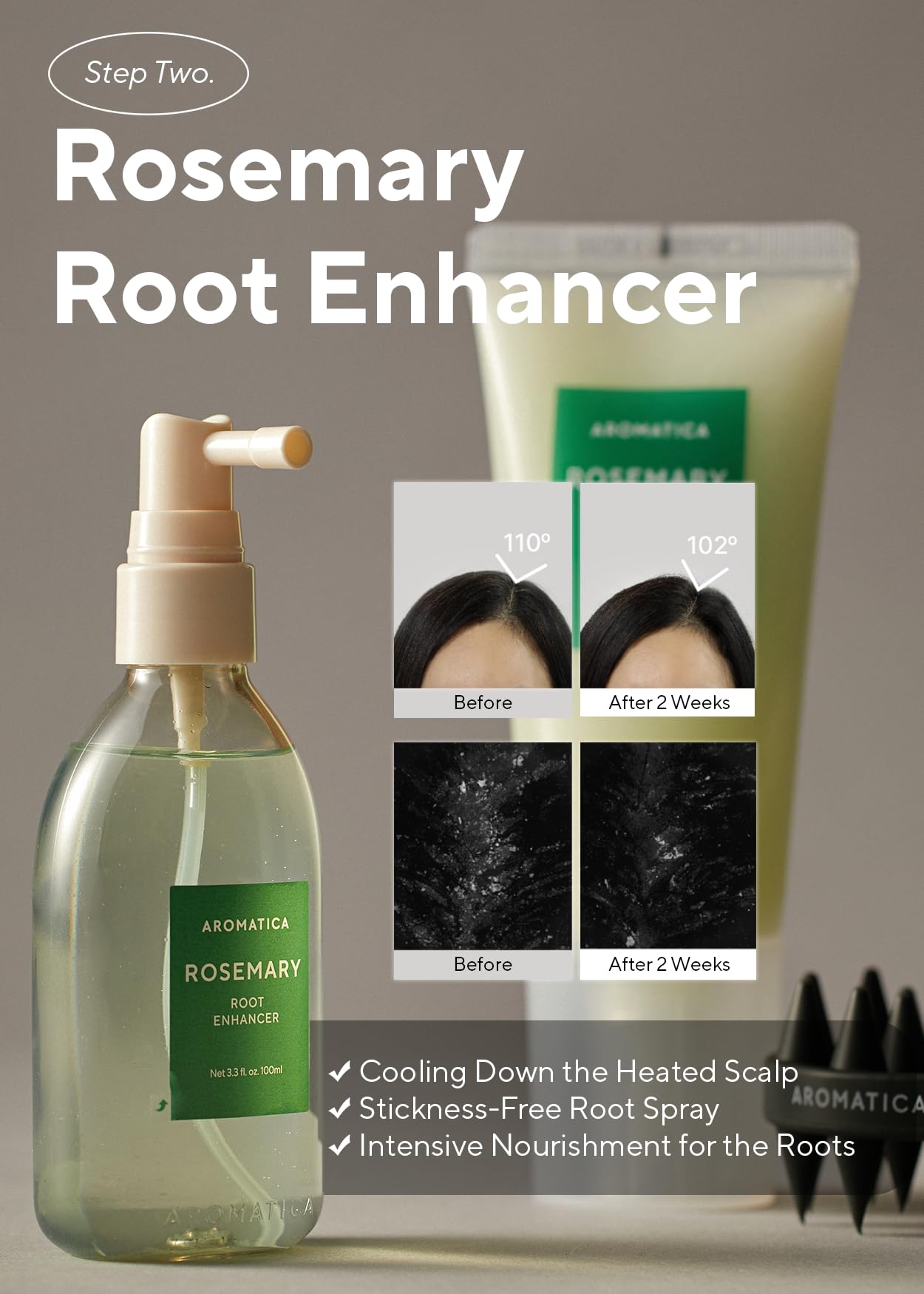 AROMATICA sulfate-free label signals clean formula for daily use