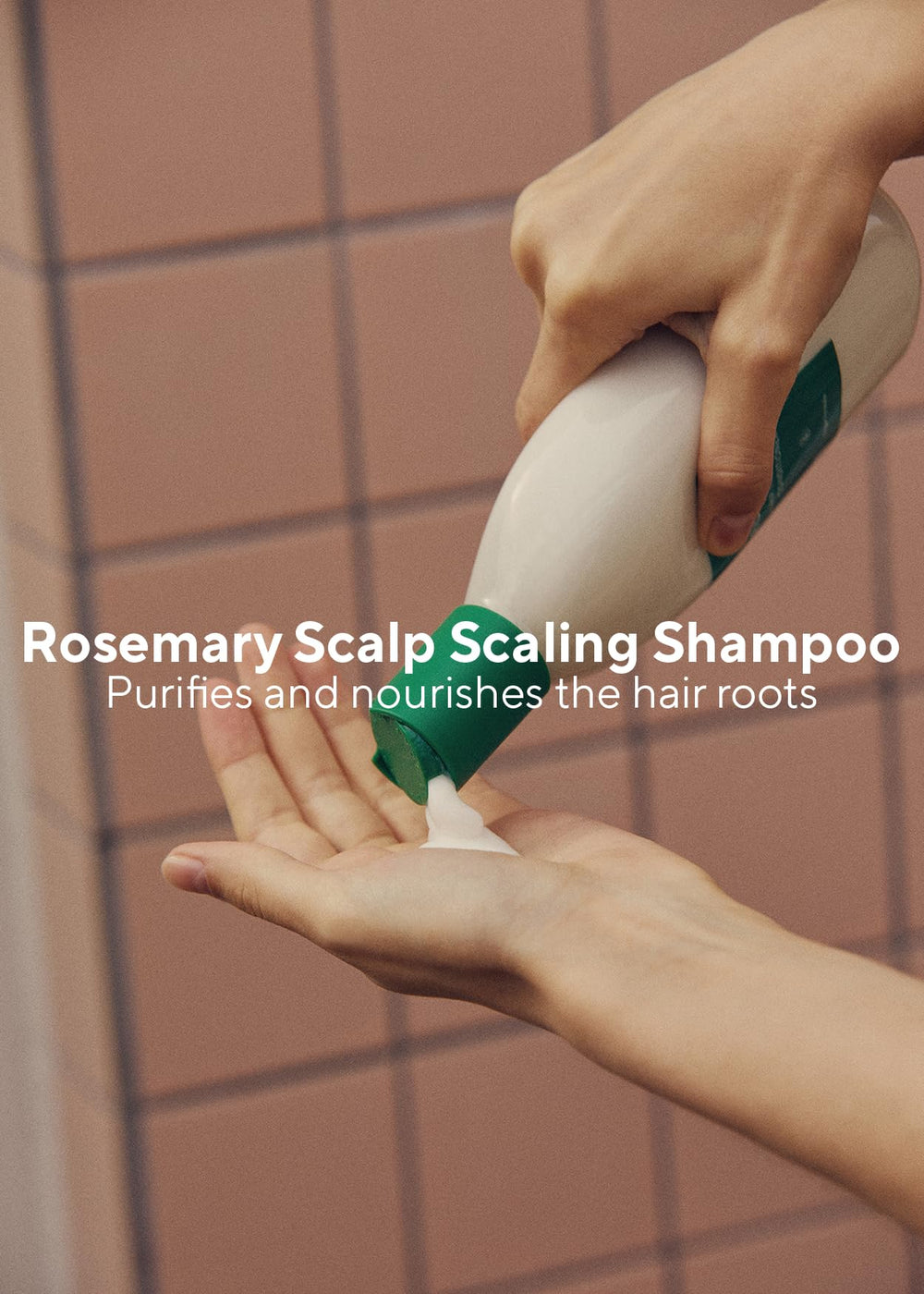 Travel-size conditioner tube – convenient for on-the-go hair care.