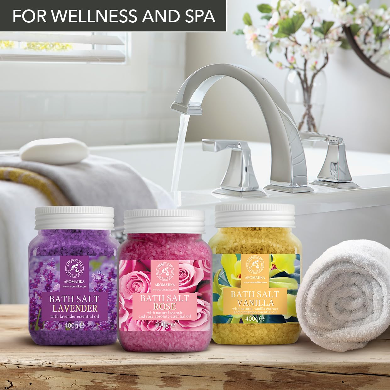 AROMATIKA bedtime ritual with lavender and rose for calmer evenings.