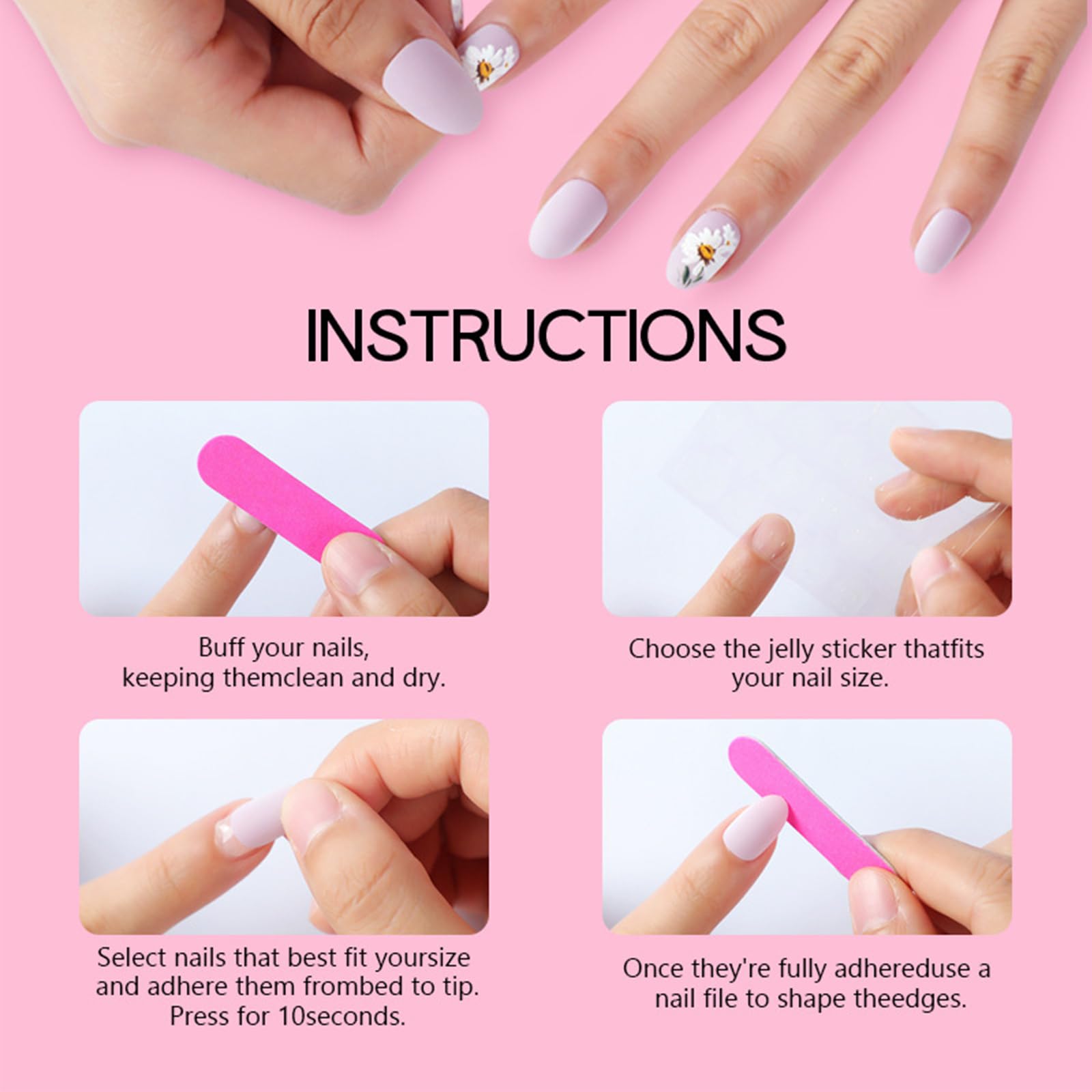 AROVFAM gift-ready nails set for women and girls.