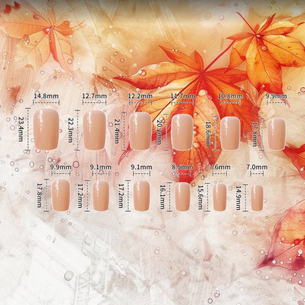 AROVFAM medium almond nails in 12 sizes ensure comfortable DIY fit.