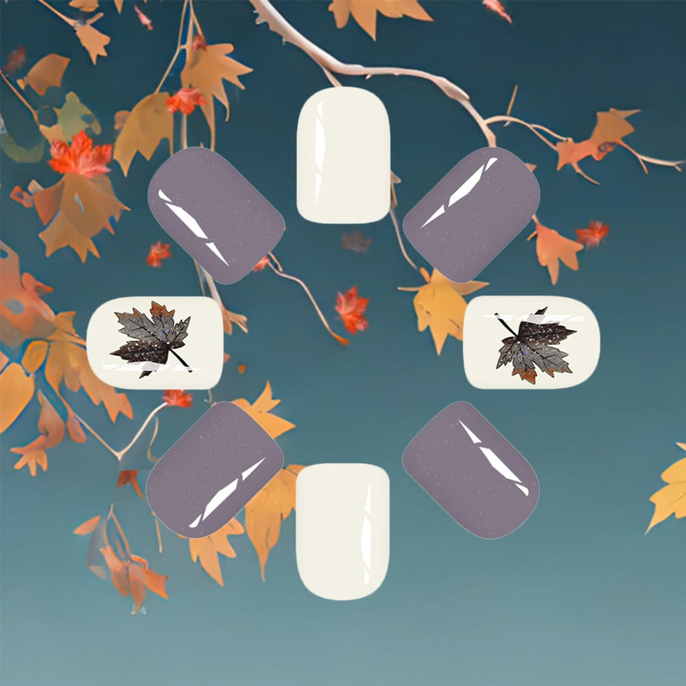 AROVFAM short-square nails in a 24-piece collection.