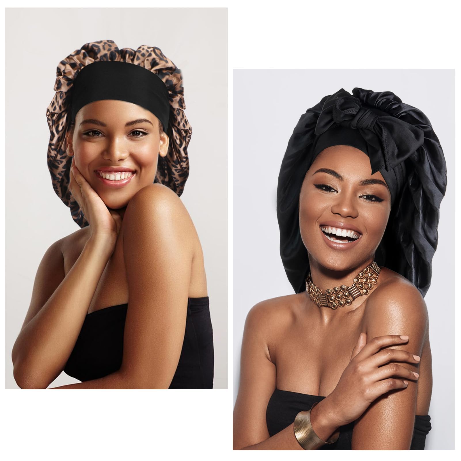 Arqumi reusable washable bonnet pack with two pieces for easy care