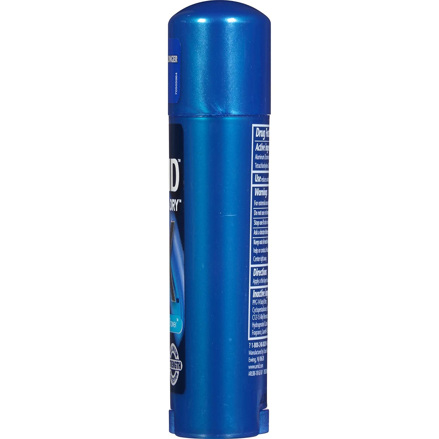Arrid deodorant solid xx cool shower scent detail emphasizes clean, refreshing aroma for daily routines.