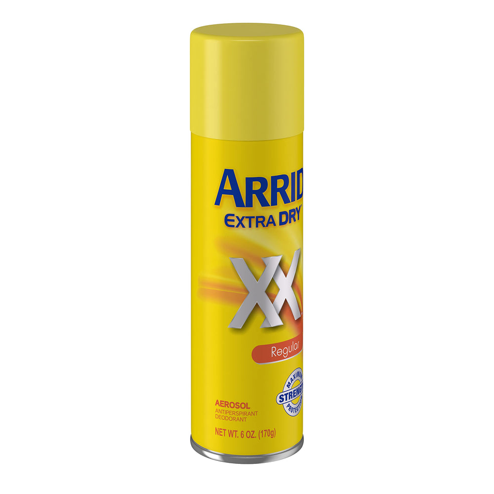 Arrid Extra Dry 3-pack on shelf demonstrates value and everyday confidence.