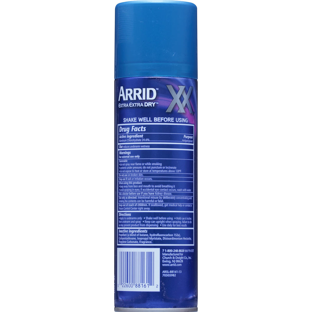 Arrid Morning Clean 6oz bottle captures generous protection for all-day freshness.