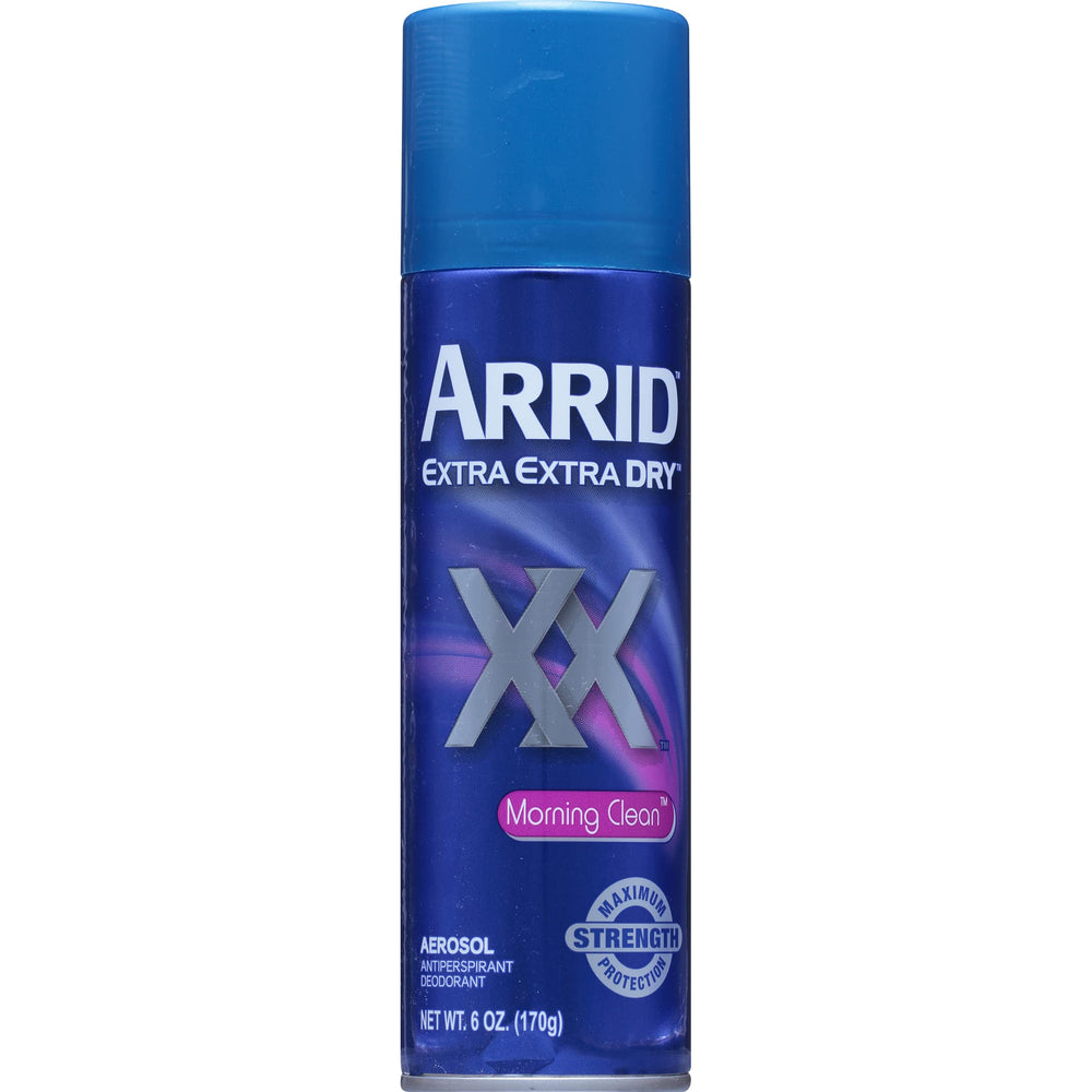 Arrid Morning Clean spray mist provides quick, mess-free daily protection.
