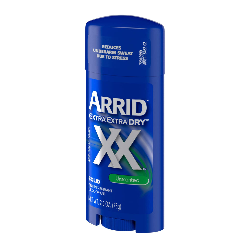 Arrid XX easy-application stick smooth glide and precise coverage.