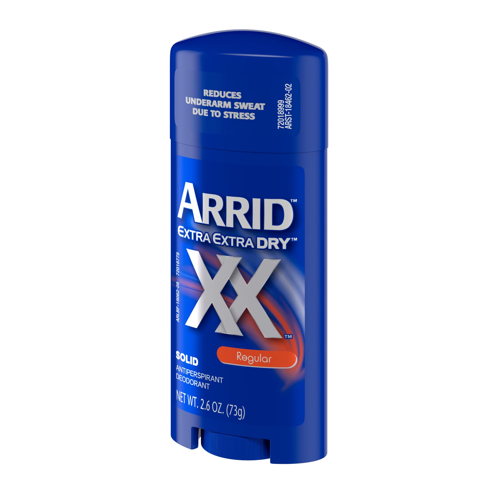 Arrid XX Extra Extra Dry packaging back, usage details.