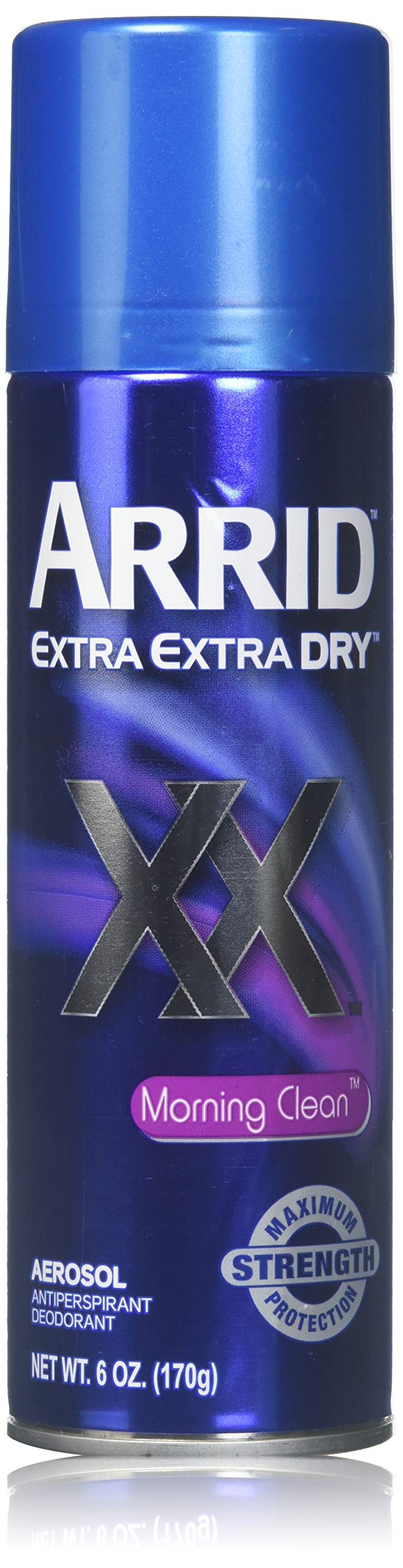 Arrid XX Morning Clean spray bottle provides 24-hour protection for all-day confidence.