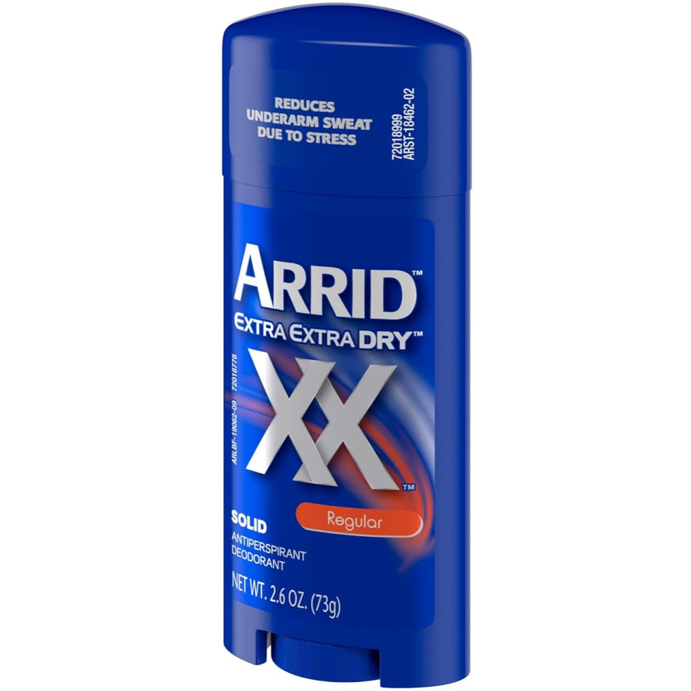 Arrid XX Regular solid deodorant pack multi-pack at-a-glance for everyday freshness