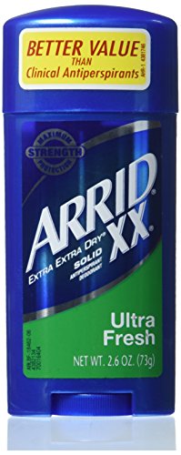 Arrid XX Solid Deodorant Ultra Fresh cap opening illustrating easy application.