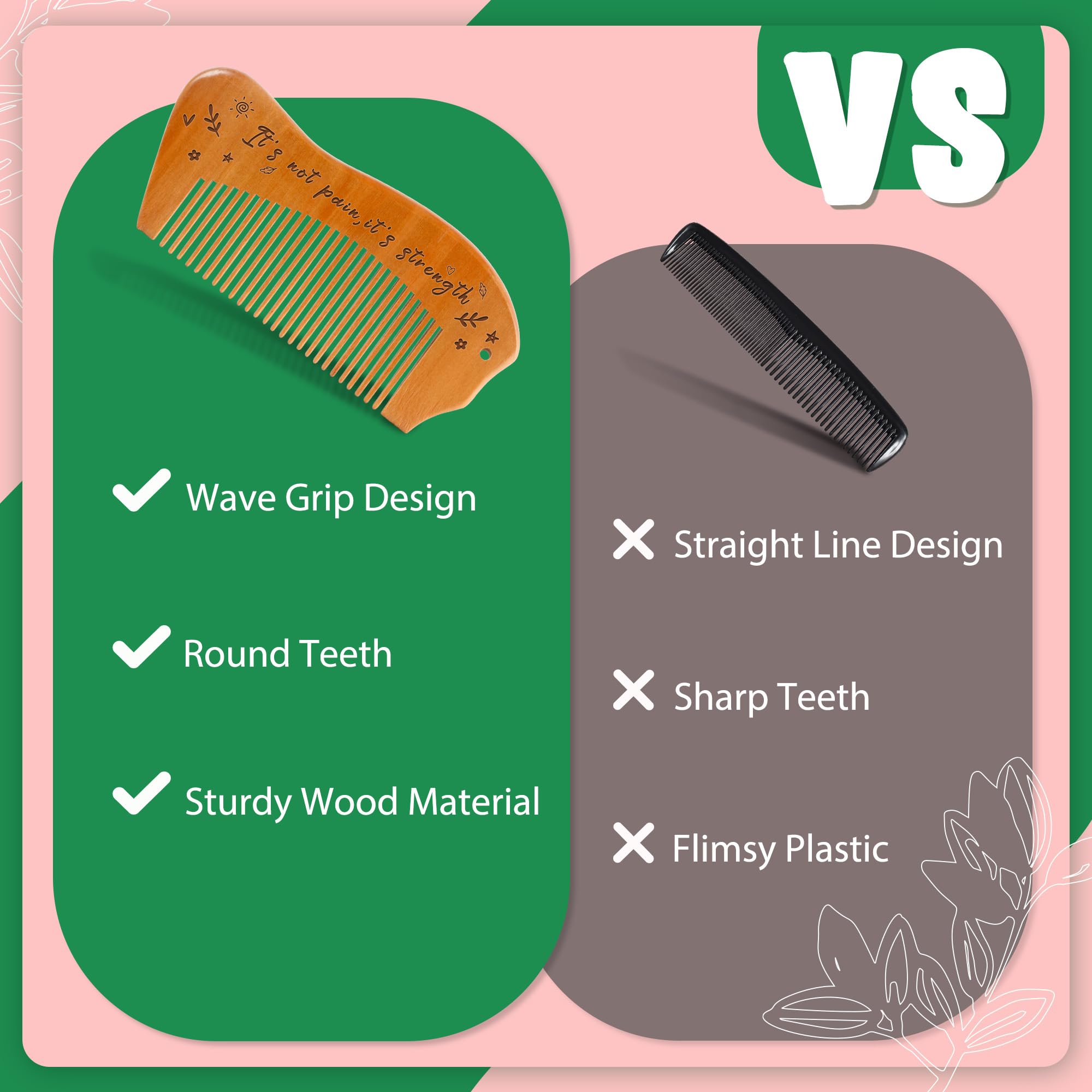 Arrozon birthing comb care shot emphasizes easy maintenance to preserve wood quality.