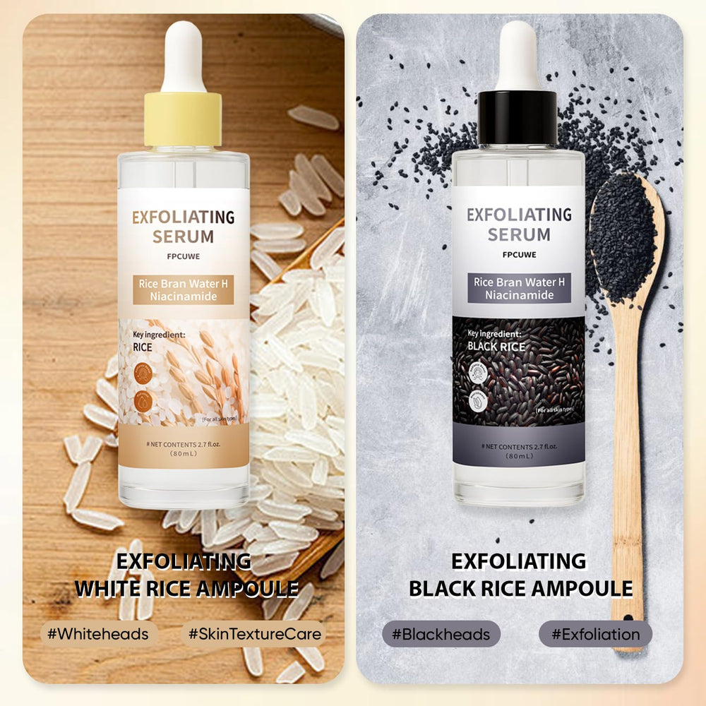 Art anime Peel Shot Glow Rice Ampoule application demonstrates fast-absorbing texture for makeup-ready skin