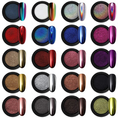 Artdone chrome powder set collection for versatile metallic nails