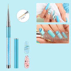 Artdone nail art fine-line strokes demonstrating precision for delicate patterns