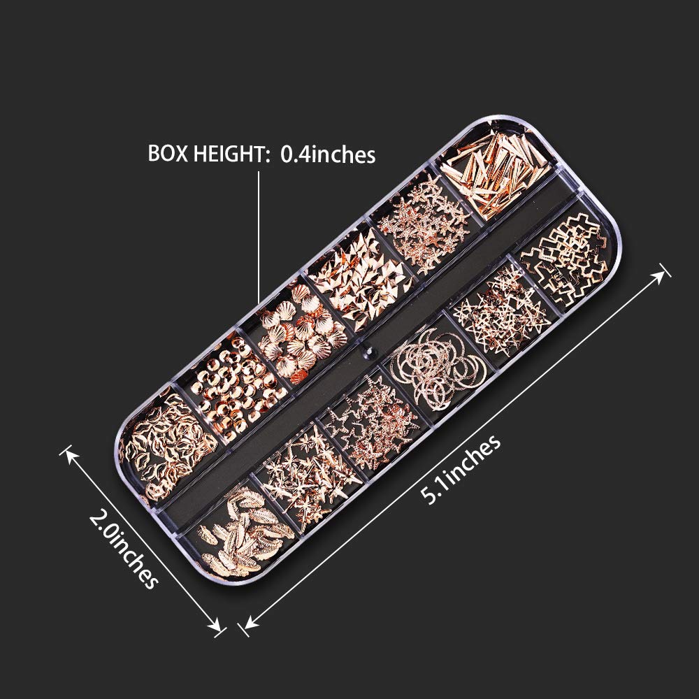 Artdone nail gems diamonds variety image highlights multiple shapes for creative nail art.
