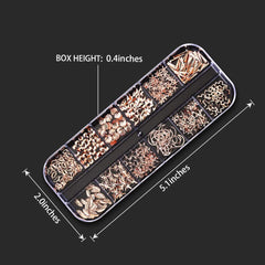 Artdone nail gems diamonds variety image highlights multiple shapes for creative nail art.