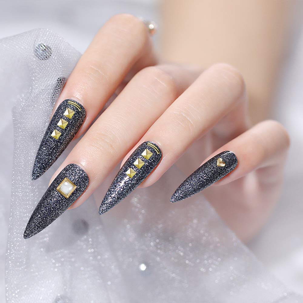 Artdone nail sequins patterns image invites diverse designs with shimmering finishes.