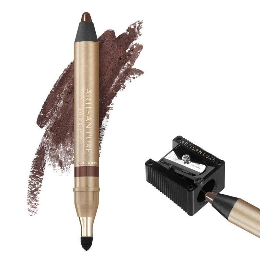 Artisan L'uxe jumbo eyeliner pencil creates quick smokey eyes in minutes.