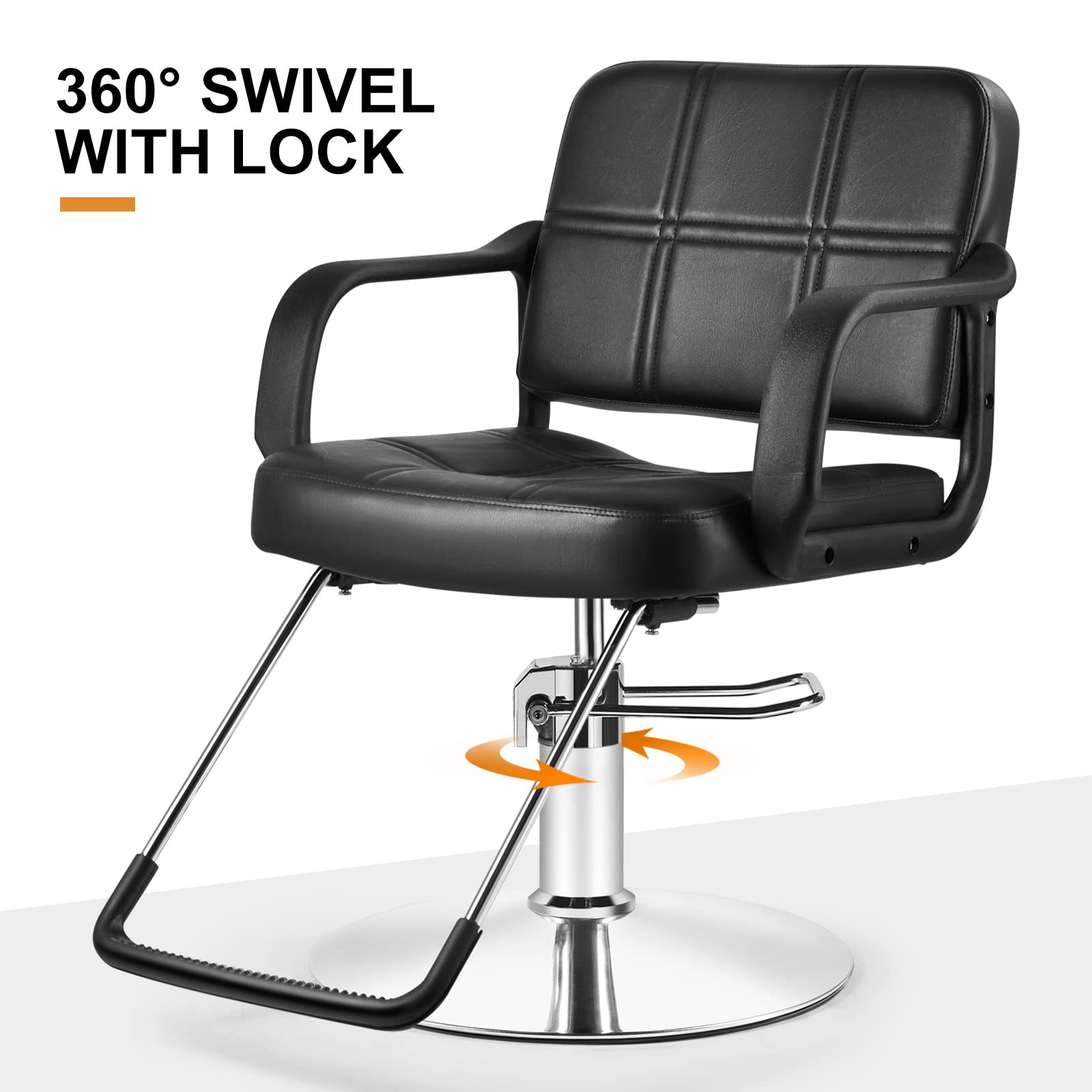 Artist hand barber chair product display size helps plan studio layout