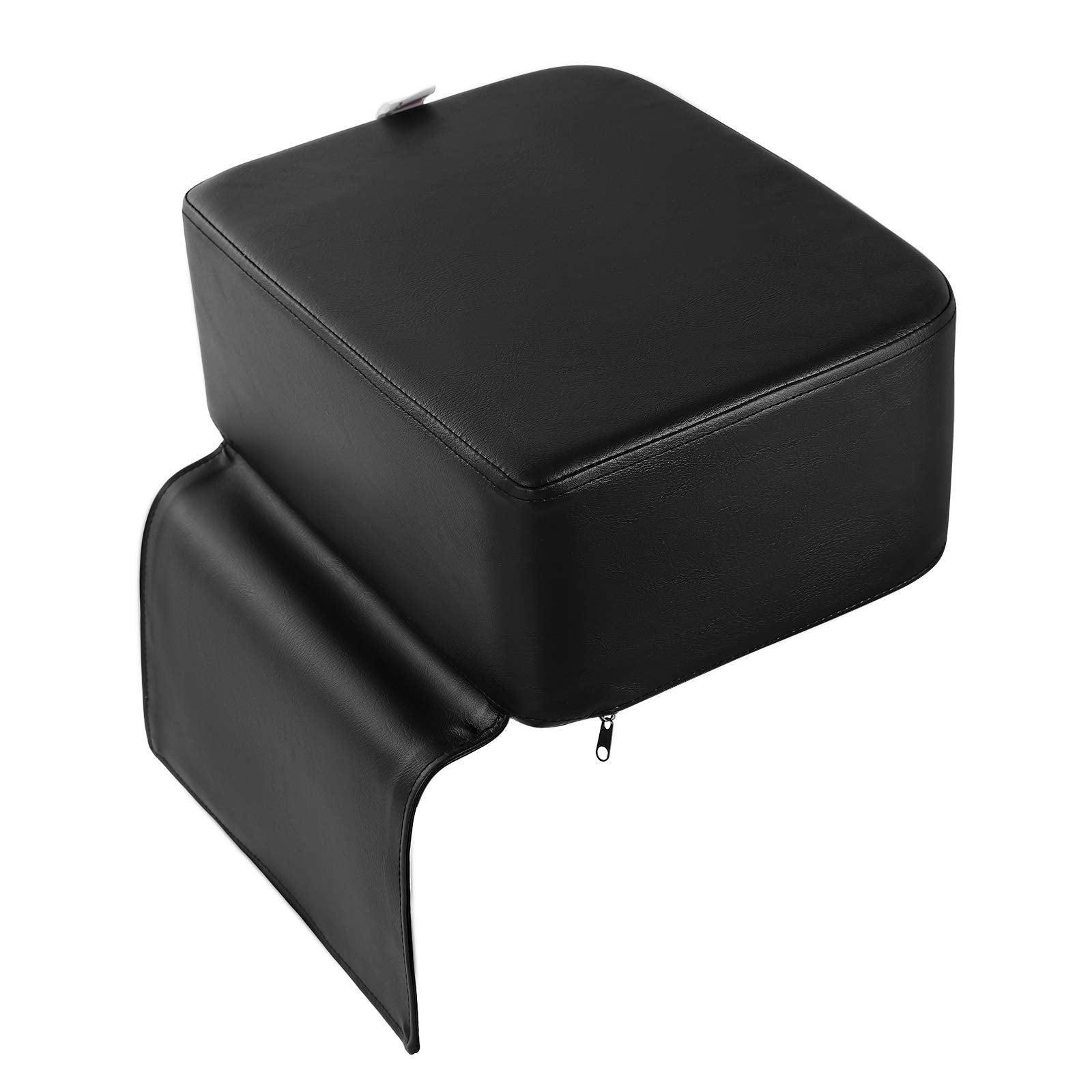 Artist hand children's leather cushion oversize barber seat black dimension—fits standard chair setups