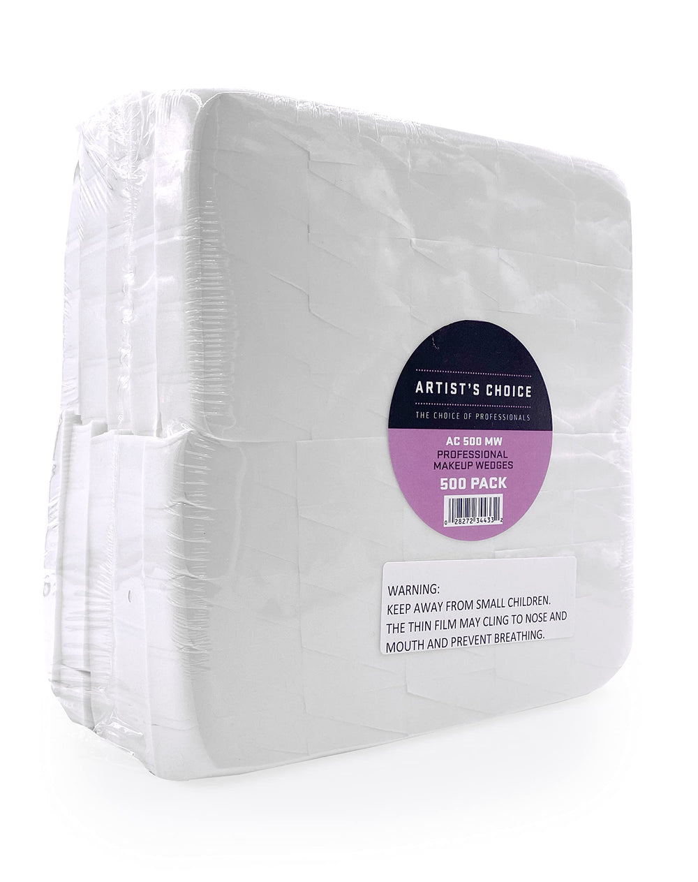 Artist's Choice triangle sponge for eye shadow blending creates seamless transitions