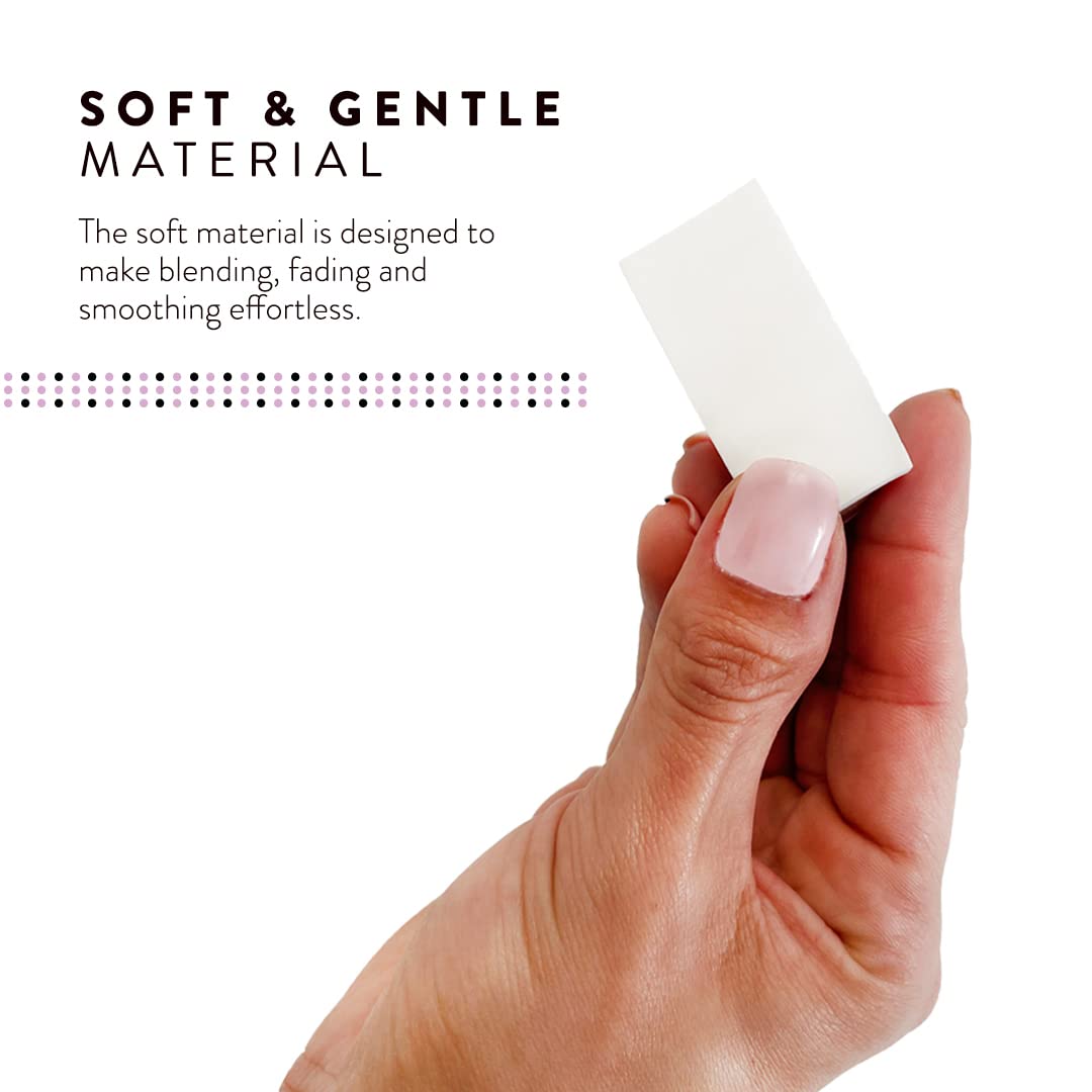 Artist's Choice triangle sponge with precise edges for sharp lines and defined looks