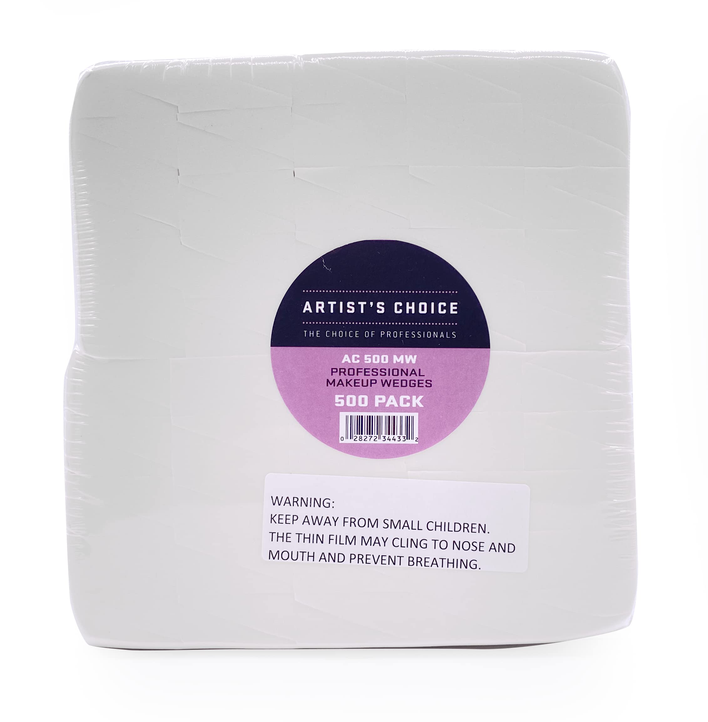 Artist's Choice triangle sponge precise edges aid in precise hard-to-reach areas
