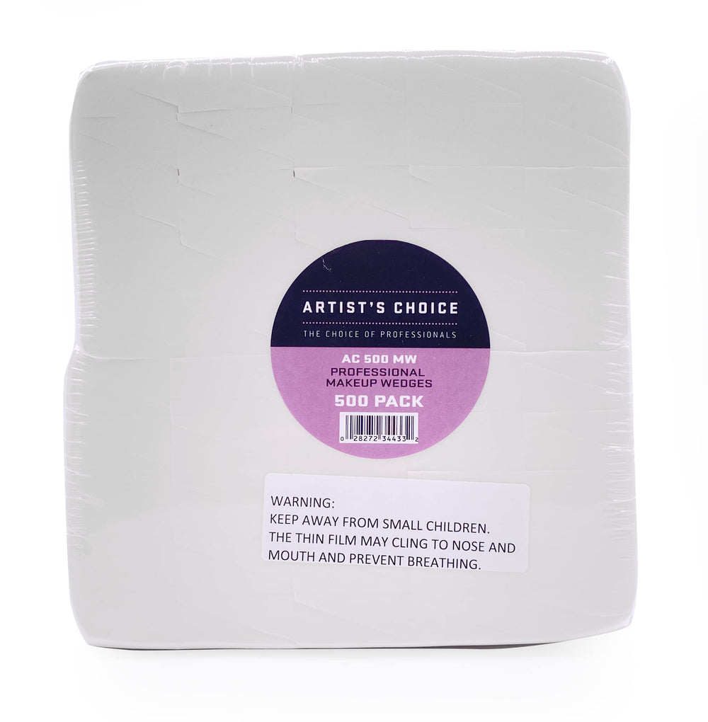 Artist's Choice triangle sponge precise edges aid in precise hard-to-reach areas