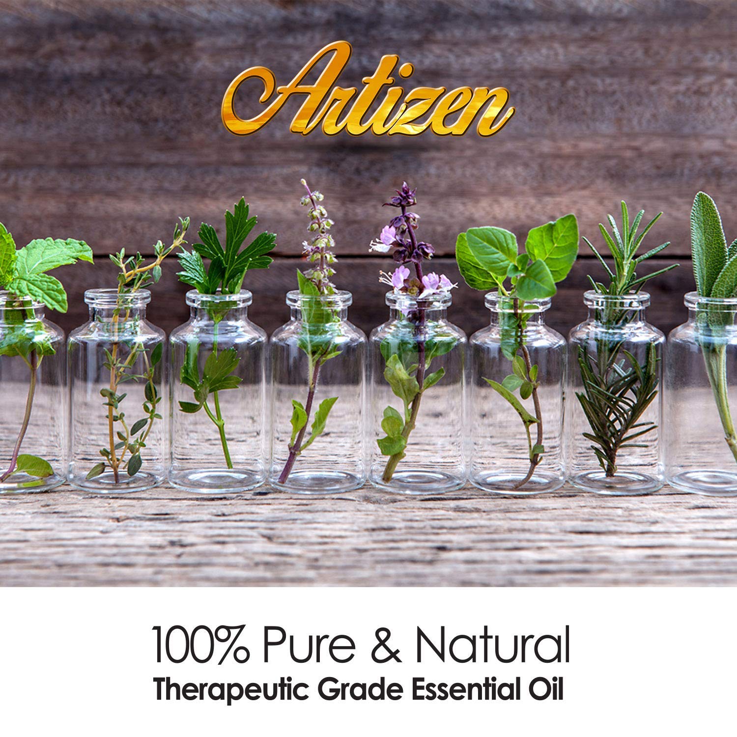 Artizen rose water bottle label close-up highlighting paraben-free formula for facial use.