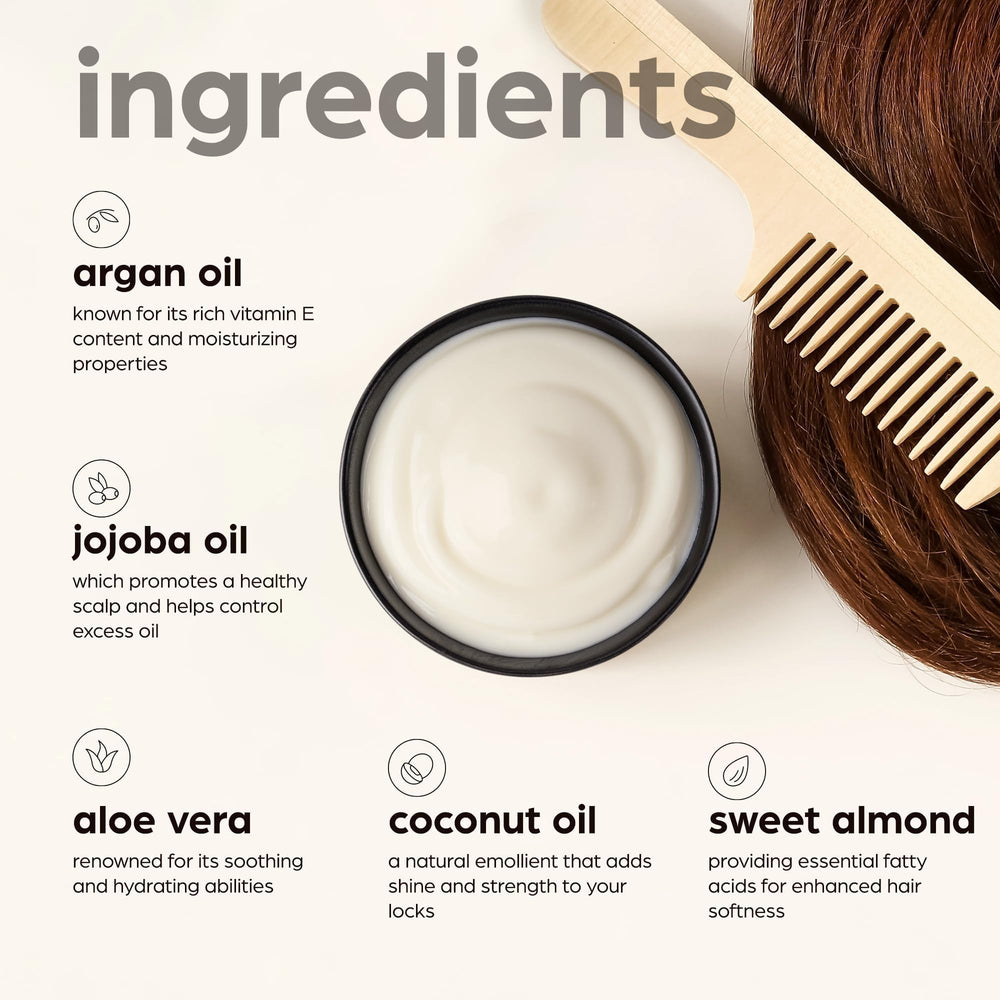 Artnaturals Argan Hair Mask texture swatch depicts rich nourish formula.