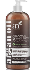 Artnaturals Argan Oil Hair Conditioner bottle delivering deep hydration for damaged hair