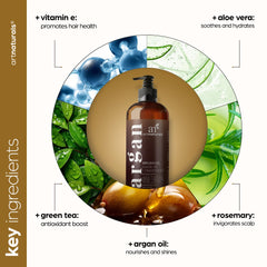 Artnaturals Argan Oil Leave-In Conditioner close-up shows creamy texture for deep conditioning.