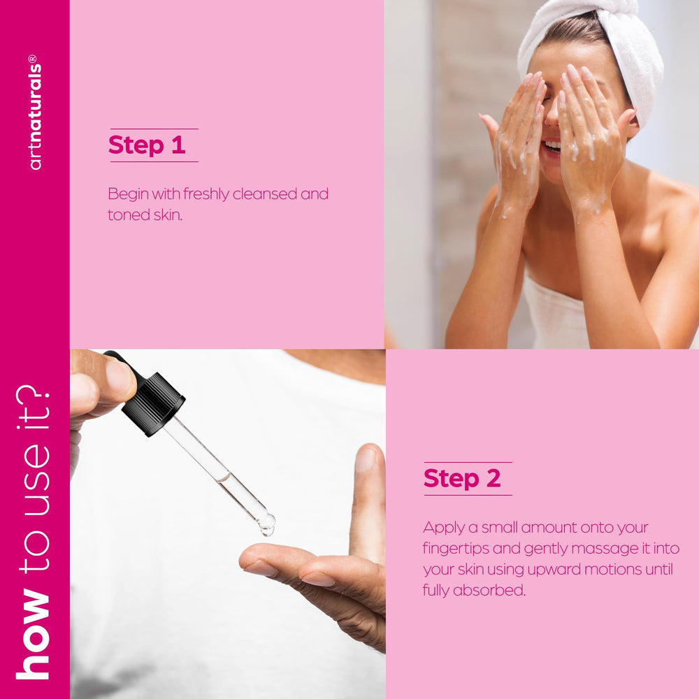 Artnaturals Collagen Booster Serum vitamin E drop shows nourishing antioxidant support