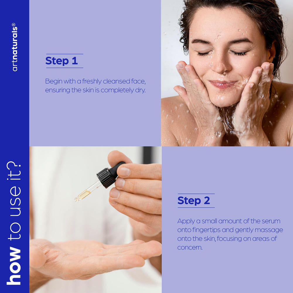 Artnaturals Glycolic Serum nighttime routine setup with moisturizer