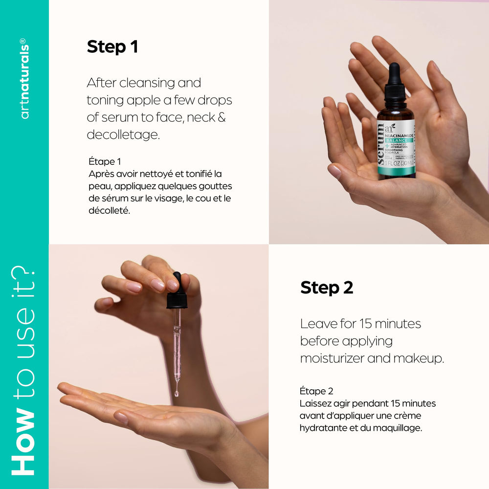 ArtNaturals Hyaluronic Acid Serum pump for easy application and quick absorption.
