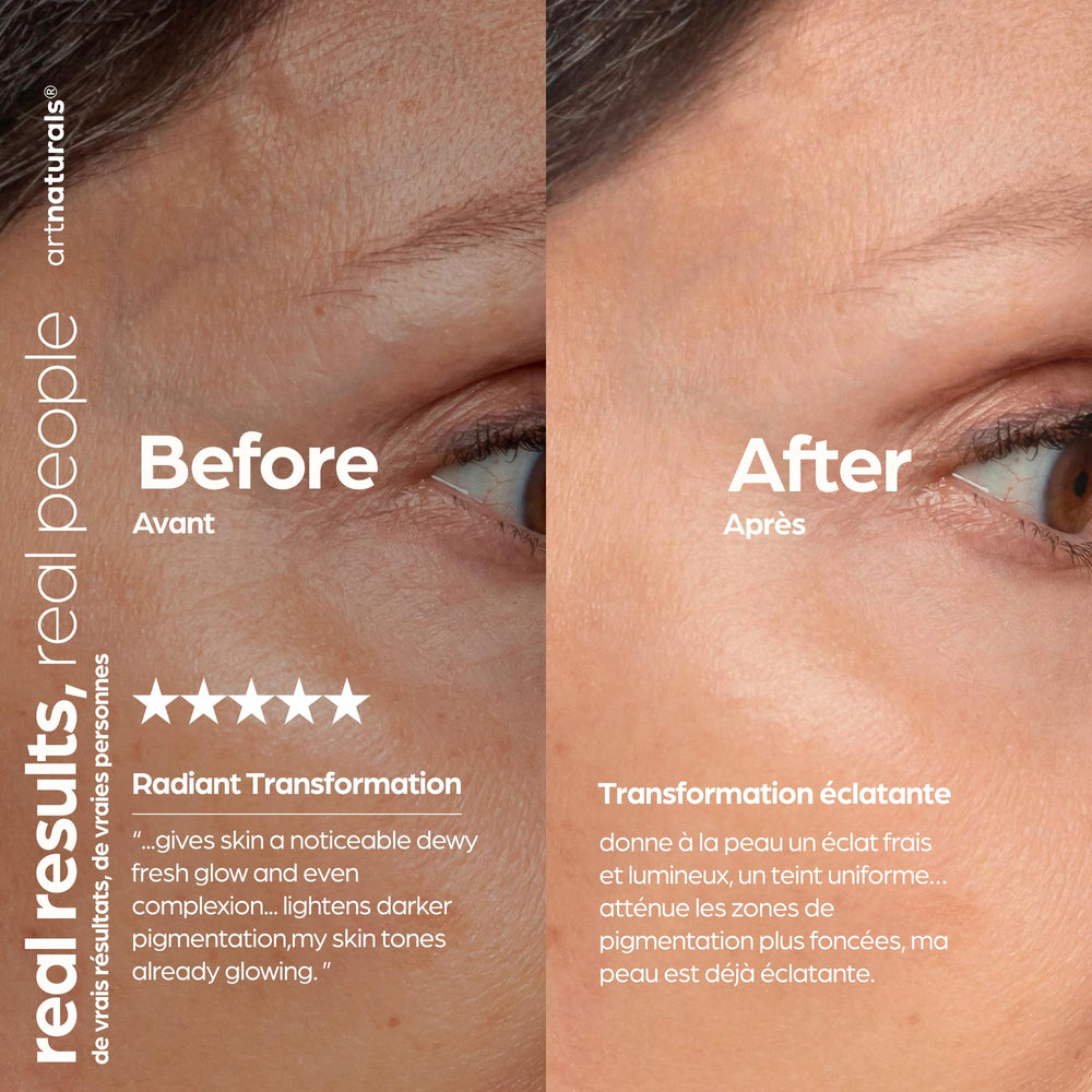 ArtNaturals Hyaluronic Acid Serum texture swatch illustrating lightweight hydration feel.