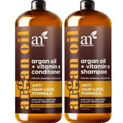 artnaturals Moroccan Argan Oil Shampoo bottle — supports scalp health and smoother hair.