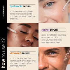 ArtNaturals retinol serum dropper targets fine lines and smooths texture