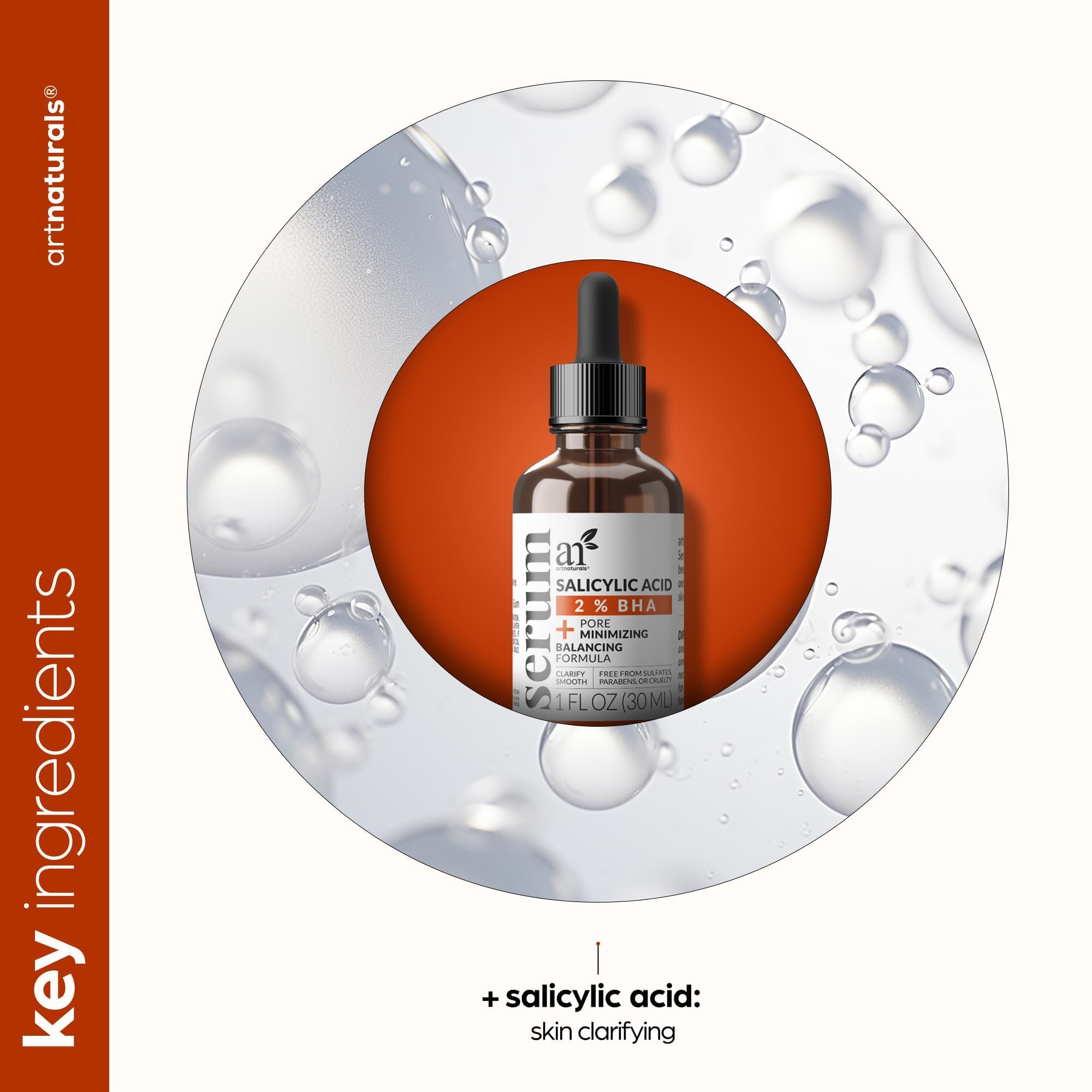 Art Naturals pore-refinement close-up suggests smoother-looking pores.