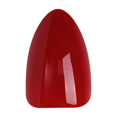 Artquee red almond nails kit includes adhesive tabs for easy, mess-free application.