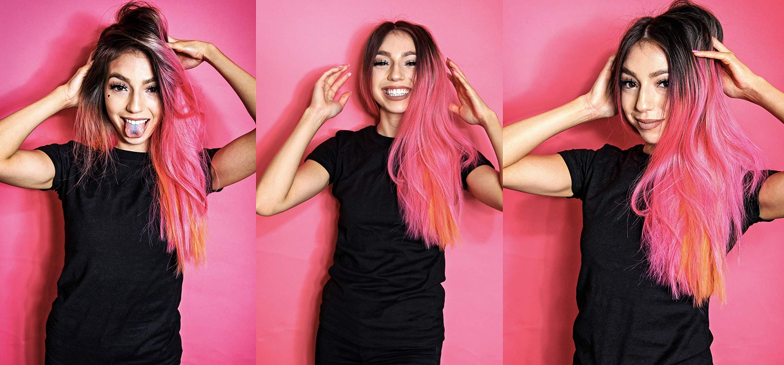 ArtShip Design hair chalk party fun looks on friends and sleepovers