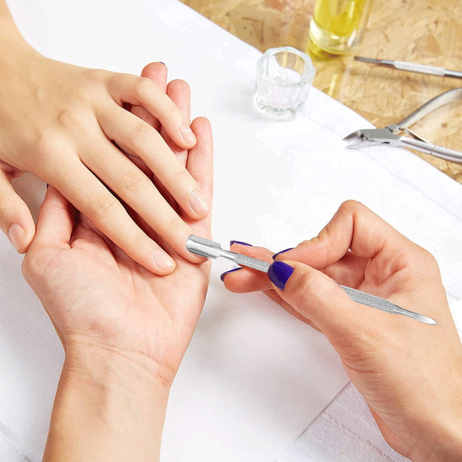 Aruicheng stainless steel cuticle scraper for rust-proof, durable nail maintenance